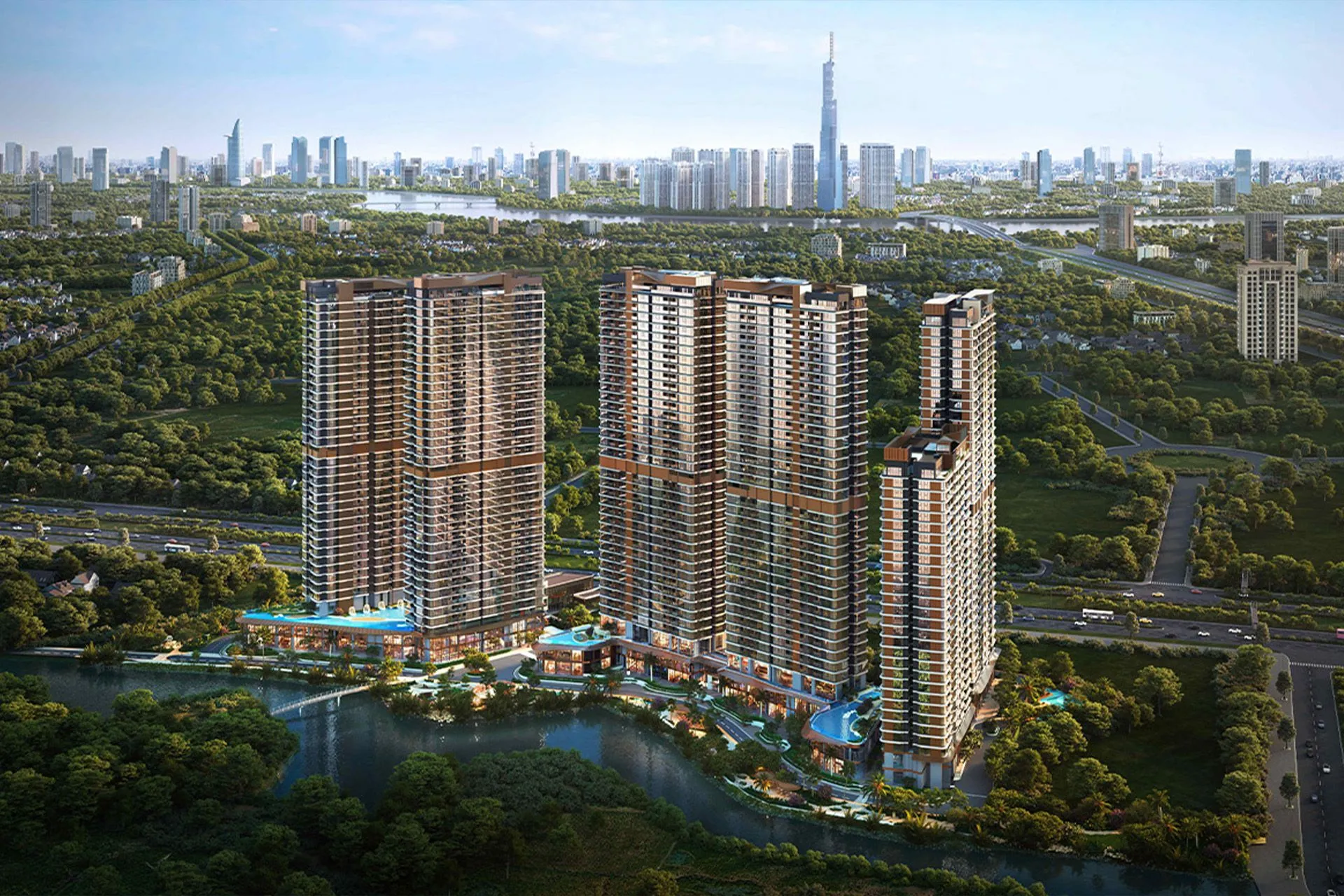 Phối cảnh dự án Eaton Park Gamuda Land tại Mai Chí Thọ
