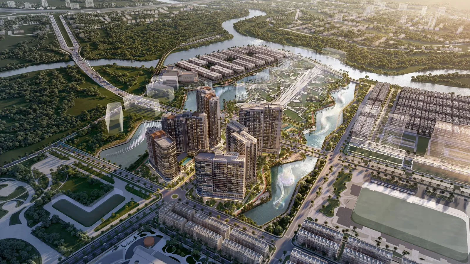 Không gian cảnh quan Masteri Cosmo Central