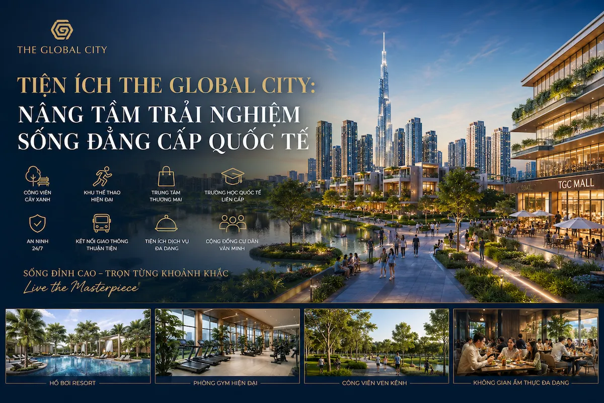 Tiện ích cảnh quan tại The Global City