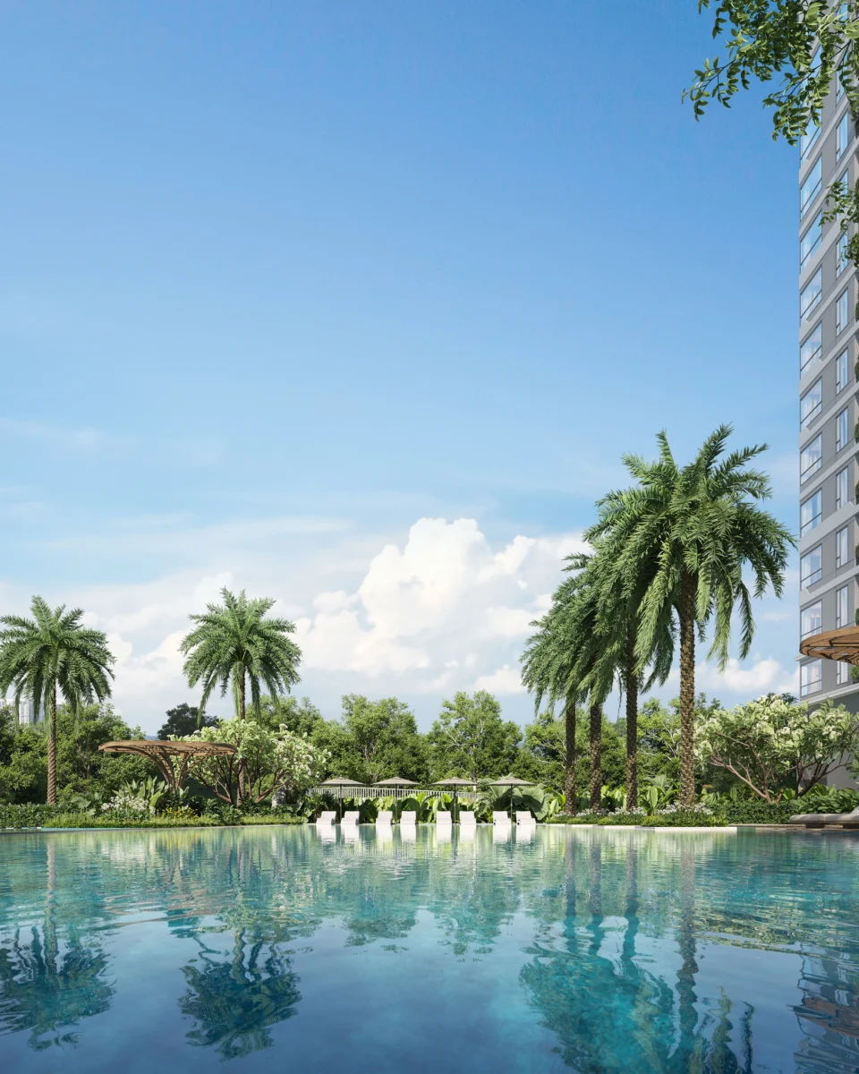 Phối cảnh tổng thể dự án TT Genesis tại Nhà Bè