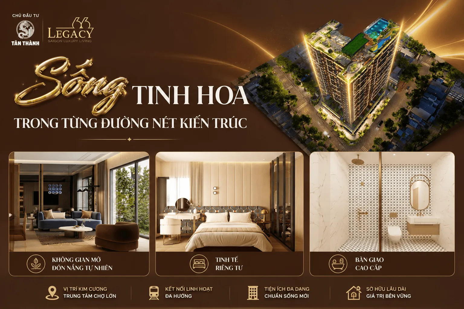Không gian sống tinh hoa tại Legacy 66