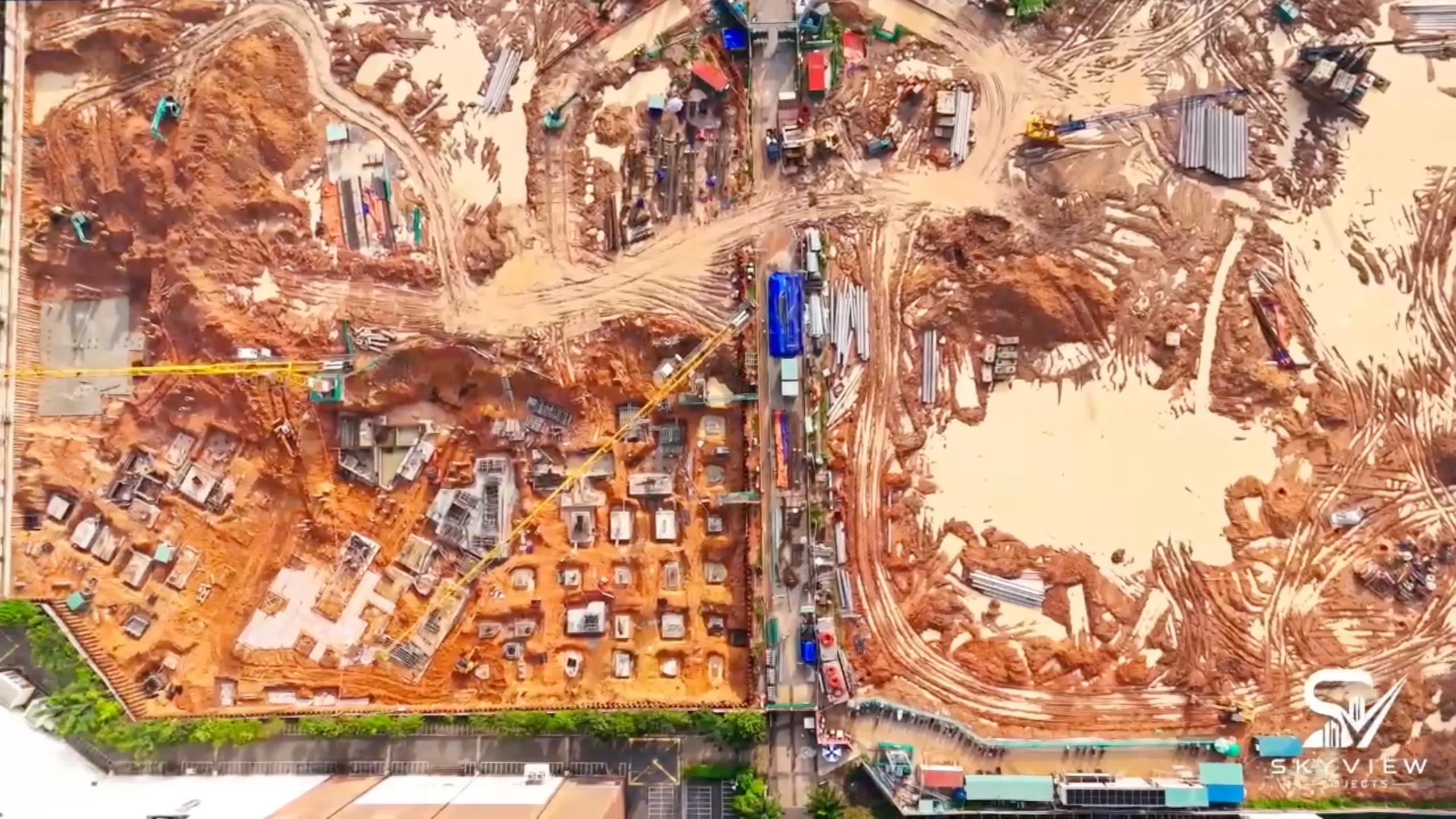 Các khu vực thi công tại Norton Park tháng 10 năm 2026