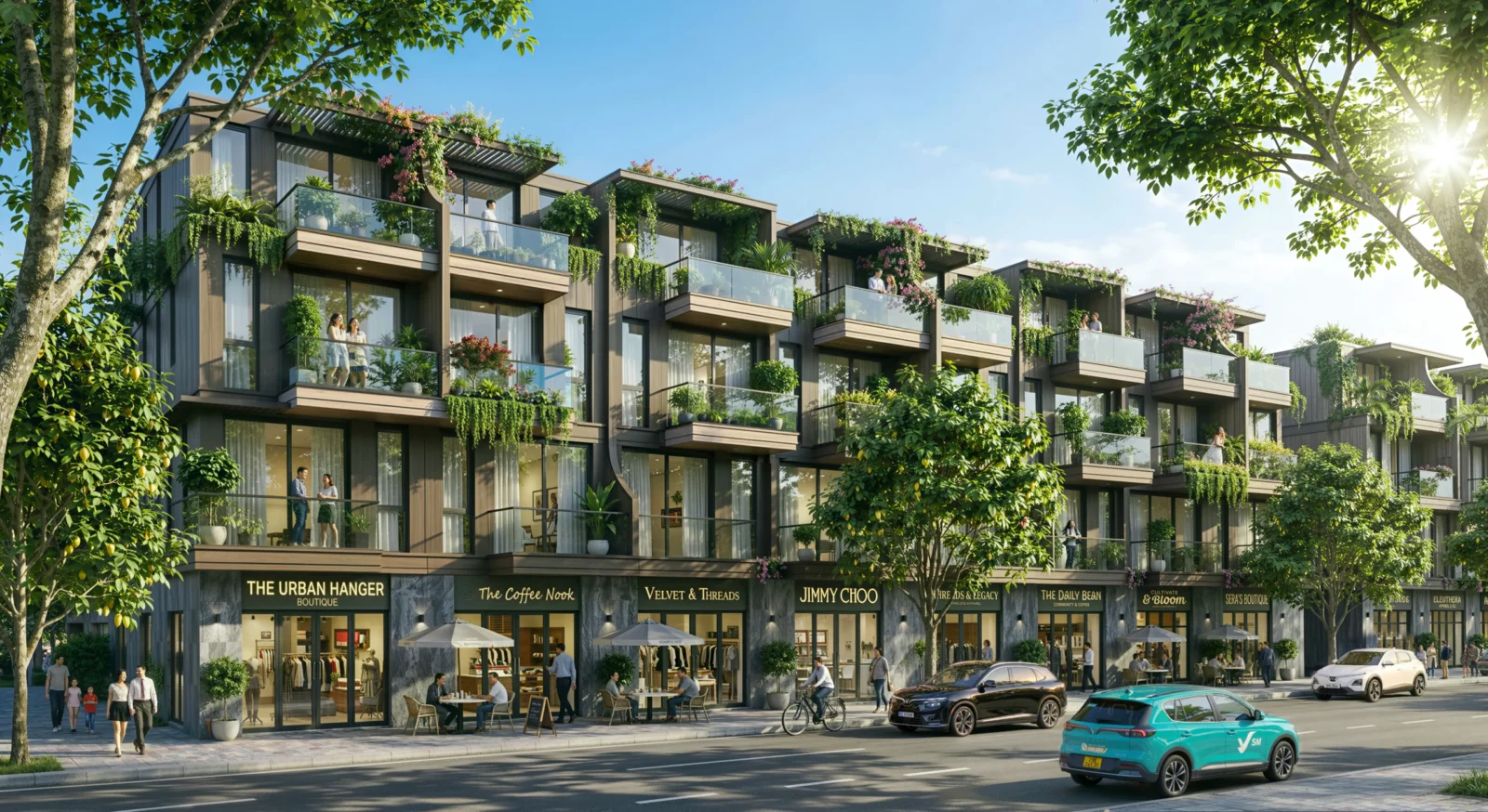Phối cảnh kiến trúc nhà ở Vinhomes Sài Gòn Park