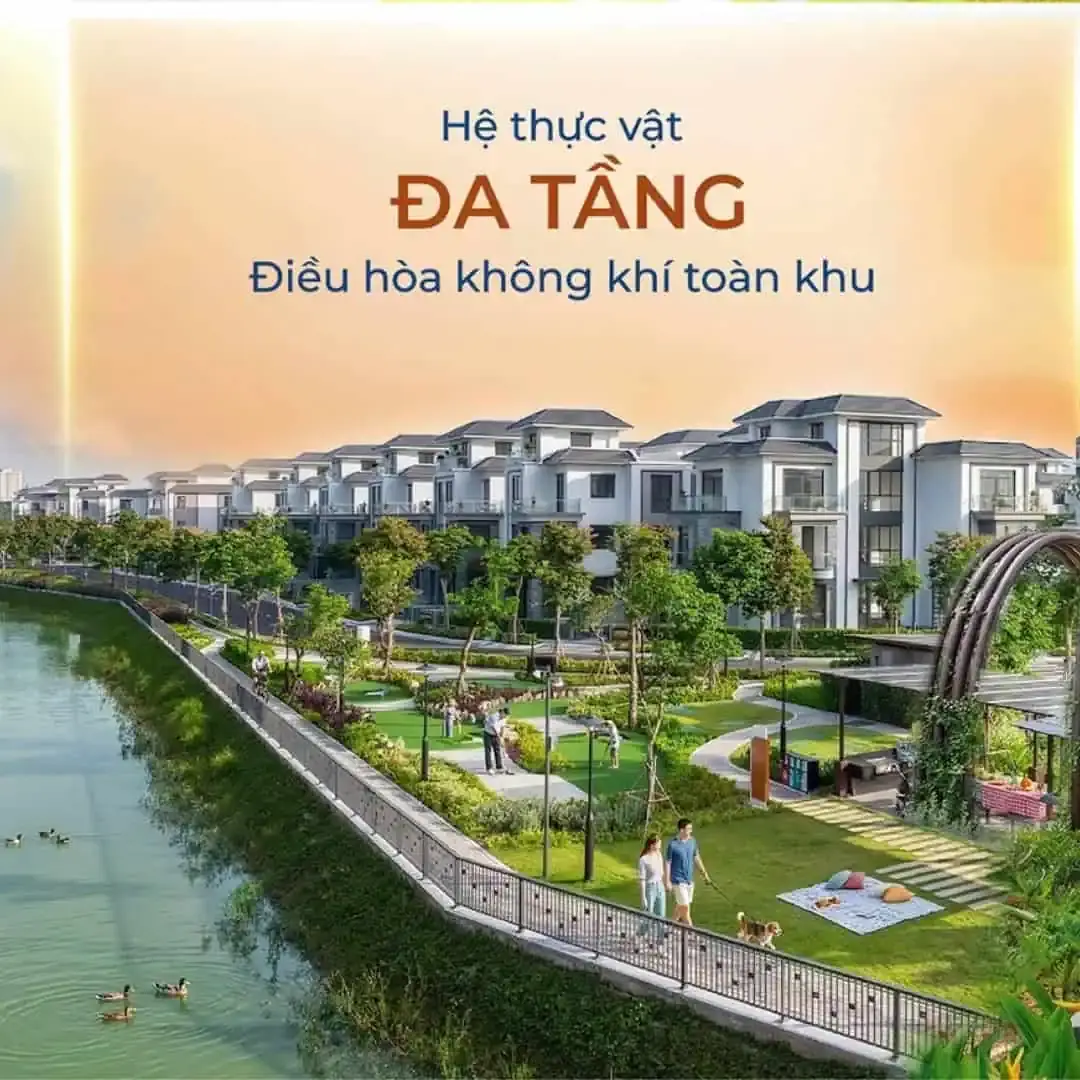 Minh họa cảnh quan và thiết kế xanh tại Gladia by the Waters