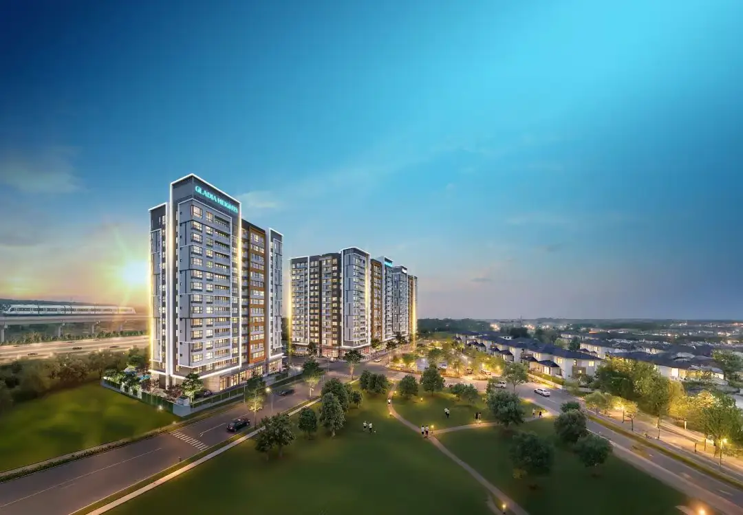 Phối cảnh tổng thể Gladia của dự án