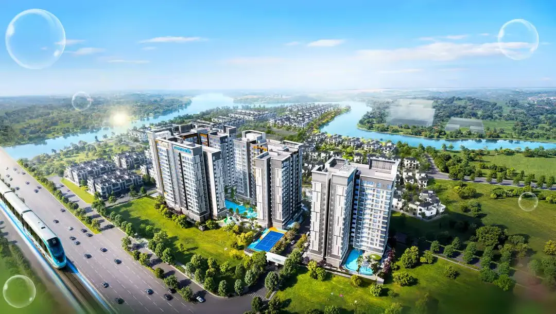 Phối cảnh tổng thể Gladia của dự án